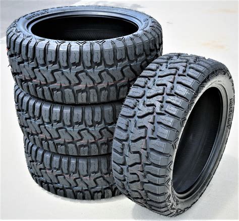 It is remarkable quiet on the highway even with the aggressive tread. . 33x12 50r20 tires